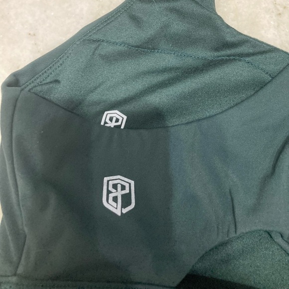 Green Criss Cross Back Sports Bra S - Picture 5 of 6